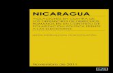 NICARAGUA OBS N0V 2011 - fidh.org · la República, el Presidente de la Corte Suprema de Justicia, el Presidente de la Comisión ... conflicto armado interno. La dictadura de los