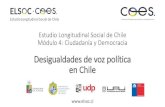 Estudio Longitudinal Social de Chile Módulo 4: Ciudadanía ...€¦ · •Los conflictos sociales que caracterizan a la sociedad Chilena, la justificación de la violencia, •Educación,