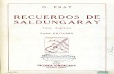 Altervista · 2020. 2. 23. · RECUERDOS DE SALDUNGARAY (TRISTE ARGENTINO) C.3a.-__ A discipulo F. ETCHART Allegro Armonizado para guitarra por D. PRAT GUITARRA C. arm. S. A. B. C.
