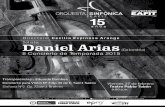 15...(Colombia) 15 años Viernes 27 de febrero Teatro Pablo Tobón 8:00 p.m. Transparencias – Eduardo Gamboa Concierto para Violín Nº 3 Op. 61 de C. Saint-Saëns Sinfonía Nº2