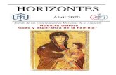 HORIZONTES - Congregación Mariana de la Asuncióncmasuncion.org/descargas/Horizontes/2020_04 HORIZONTES...brir la perla preciosa, el tesoro escondido que mora en ti y no lo sabías.