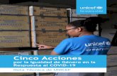 Cinco Acciones - UNICEF · 2020. 4. 2. · 2 5 Acciones por la Igualdad de Género en la Respuesta al COVID-19 Cinco Acciones por la Igualdad de Género en la Respuesta al COVID-19