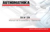 SLV-1A192.163.198.161/~ · 2018. 11. 20. · SLV-1A T-VMA-001-00 7 Aplicación Entre los principales procesos donde el SLV-1A puede ser instalado, se destaca la detección de productos