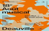 Les Amis de la Musique à Deauville 18e Août musicalmusiqueadeauville.com/wp-content/uploads/2019/06/De... · 2019. 6. 24. · Chopin Schumann Liszt Brahms Dvořák Tchaïkovski