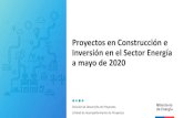 Proyectos en Construcción e Inversión en el Sector Energía ...€¦ · 14 Central de Respaldo Pajonales Prime Energía Atacama SEN Térmica 100 50 Jul/2020 15 Fotovoltaica del