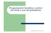 Programación Genética: control del bloat y uso de gramáticasocw.uc3m.es/ingenieria-informatica/herramientas-de-la-inteligencia-artificial/...7 HERRAMIENTAS IA. Ricardo Aler 11/10/08