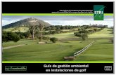Guía de gestión ambiental en instalaciones de golf...¿Cómo podría minimizar el consumo de agua? Para minimizar el consumo de agua de abasto en las instalaciones (la que se emplea