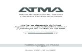 Atma - Home Page Atma - FABRICADORA DE PASTA FP ... de...Durante la vigencia de la garantía los gastos de traslado, etc. se regirán por la ley 24.240 y la Resolución SCI N∞495/88.