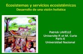 Ecosistemas y servicios ecosistemicoselti.fesprojects.net/2013 Cali2/p.lavelle_ecosistemas_y...Ecological Research: Seminars and Workshops Atmosphere regulation by GAIA % VENUS MARS