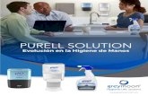 Higiene de Manos | Home - Catálogo purell solution · 2019. 3. 19. · PURELL® Healtcare Advanced Hand Sanitizer Gel. 1200 ml 5020-01 5024-01 5051-02 5063-02 6420-01 6424-01 6451-02