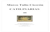 Marco Tulio Cicerón CATILINARIAS - Libro Esoterico...oratoria. Ésta nos presenta la cara pública de Cicerón, al Cicerón político, al Cicerón de puer tas afuera; las cartas,