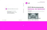 MANUAL DE SERVICIO DVD Minicomponente MANUAL DE SERVICIO · 2013. 5. 14. · • guÍa de soluciÓn de averÍas elÉctricas en dvd . . . . . . . . . . . . . . . . . . . . . . . 3-10