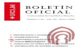 BOLETÍN OFICIAL - UCLM · 2020. 9. 29. · Boletín Oficial Universidad de Castilla-La Mancha Enero 2008 / nº 110 3 II · NOMBRAMIENTOS ÓRGANOS GENERALES RESOLUCIÓN de nombramiento