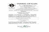 Diario Oficial de 12 AGOSTO de 2005 - Yucatán · judicial del estado, en el cuadernillo de pruebas ofrecido por el apelante por si y con su indicado caracter, en el juicio ordinario