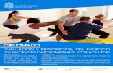 DIPLOMADO · 2021. 3. 5. · prescripción y control del ejercicio físico para personas adultas con alteraciones cardiometabólicas. - Planiﬁcar un proceso de prescripción y control