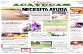 NÚMERO 4723 NECESITA AYUDA - Diario de Acayucandiarioacayucan.com/hemeroteca/2015-06-24.pdf2015/06/24  · ciones significó una falacia. Una mentira, pues, que no obstante la ma-no