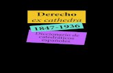 Derecho ex cathedra. 1847-1936. Diccionario de ... · José María Puyol, Enseñar Derecho en la República. La facultad de Madrid (1931-1939), Madrid 2019, 492 pp. Javier Carlos