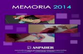 Memoria 2014 office2003 - ASPABER 2014.pdf · 2015. 7. 6. · de máis relevancia para a Asociación.Tales cuestións, son entre outras, aprobar as contas anuais, a memoria do exercicio