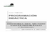 02 - Programación Historia del Mundo Contemporáneo 1º Bach …ies-parquelineal.centros.castillalamancha.es/sites/ies... · 2020. 10. 29. · en el análisis de los problemas de