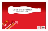DB Sept 2005 vf español - Coca-Cola FEMSA...(2) El valor de capitalización considera el precio de la acción al 19 de agosto de 2005 y la deuda neta a junio de 2005 Información