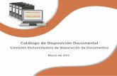 Marzo de 2017 - Estado de Méxicodocumentales, los plazos de conservación, la vigencia documental y el destino final de los documentos que se generan y reciben en las unidades administrativas