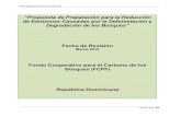 “Propuesta de Preparación para la Reducción de Emisiones ......R-PP República Dominicana Julio 2014 Página 1 de 164 “Propuesta de Preparación para la Reducción de Emisiones
