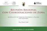 Subdirección de Proyectos Estratégicos y Asuntos … · 2019. 5. 14. · CIUDAD DE MÉXICO 12 Y 13 DE SEPTIEMBRE Subdirección de Proyectos Estratégicos y Asuntos Internacionales