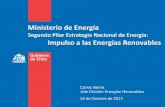 Ministerio de Energía - CIGRE · 2017. 3. 14. · •Geotermia: 74 Concesiones de exploración y 6 de explotación vigentes. •Eólica: gran potencial en Regiones de Antofagasta,
