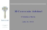 El Convenio Arbitralblog.pucp.edu.pe/blog/stein/wp-content/uploads/sites/734/... · 2019. 2. 18. · Convenio Arbitral Excepción de Convenio Arbitral Medio procesal de defensa En