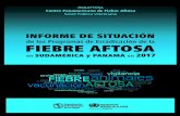INFORME DE SITUACIÓNpanaftosa.org/cosalfa45/dmdocuments/Informe_Situacion_Paises_2017.pdfde sospechas de enfermedad vesicular por parte de los servicios veterinarios; mientras que