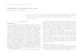Catálogo de parásitos del olivo - Transición Ecológica · 2006. 9. 6. · Catálogo de parásitos del olivo F. DE ANDRÉS CANTERO. En este catálogo se citan los parásitos del