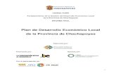 Plan de Desarrollo Económico Local de la Provincia de ...portal.apci.gob.pe/noticias/Atach/Presentaciones...INFORME FINAL Plan de Desarrollo Económico Local de la Provincia de Chachapoyas