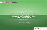AgendAmbiente 2013-2014 · 2017. 6. 3. · Av. Javier Prado Oeste 1440 San Isidro Lima - Perú Teléfono 611 6000 | Linea verde 0800 - 00660 webmaster@minam.gob.pe Periodo: 2013 Reporte