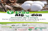 V EXPOALGODÓN...fitosanitarios, fertilizantes, defoliantes y semillas que participan en el evento mostrarán en la parcela elegida este año, las distintas innovaciones, variedades