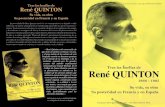 René QUINTON - uaTras las huellas de René QUINTON Su vida, su obra Su posteridad en Francia y en España Con la participación de los autores: Jean-François Dray, periodista de