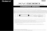 XV-5080 Quick Start - casaveerkampComienzo_rapido).pdf · 2015. 3. 31. · el XV-5080 y todos los dispositivos que tenga conectados. 2 Retire sólo los tornillos de la parte superior