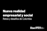 Nueva realidad empresarial y social · 2020. 11. 18. · Nueva realidad empresarial y social Retos y desafíos de Colombia . Camilo Guzmán Sáenz ... University. Máster en Políticas