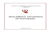 REGLAMENTO ESTUDIANTIL DE POSTGRADO - CORSALUD · 2018. 7. 19. · Establecese el Reglamento Estudiantil de Postgrado de la Corporación Universitaria de Ciencias Empresariales, Educación