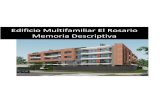 Edificio El Rosario Memoria Descriptiva - Desarrolladora · 2020. 10. 14. · El edificio residencial “El Rosario” se desarrollará sobre un terreno de 2,000.05 m2, ubicado en