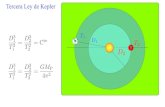 Tercera Ley de Kepler - unican.es...Tercera Ley de Kepler. ln T ln D 0, 24 0, 39 0, 62 0, 72 1, 00 1, 00 12, 00 5, 20 1, 90 1, 50 29, 00 9, 50 ln T =1, 50ln D D1,5. T =1, 00 D3. T2.