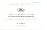 REPUBLlCA DEL ECUADOR INSTITUTO DE ALTOS ESTUDIOS … · 2018. 10. 4. · "ANAUSIS DE LA IMPORTANCIA DE LA INDUSTRIA AUTOMOTRIZ EN LA ECONOMIA DEL ECUADOR" AUTOR: In9. ANNABELLA W.