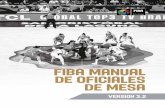 FIBA MANUAL DE OFICIALES DE MESA - CLUB DEL ARBITRO de... · 2020. 5. 8. · de colaboración del Equipo Arbitral (entre Oficiales de Mesa y árbitros) y preparar a los Oficiales