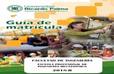AUTORIDADES DE LA UNIVERSIDAD RICARDO PALMA · 2021. 4. 19. · FACULTAD DE INGENIERÍA Escuela Profesional de Ingeniería Mecatrónica GUÍA DE MATRÍCULA 2018-II 5 III. PRESENTACIÓN
