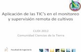 Aplicación de las TIC’s en el monitoreo y supervisión remota ......Agroindustria en Chihuahua •Sierra madre occidental en la cual predomina el bosque (29%) •Cañadas en los