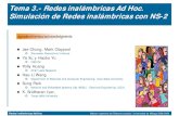 Tema 3.- Redes inalámbricas Ad Hoc. Simulación de Redes ...Redes Inalámbricas Ad Hoc Máster Ingeniería de Telecomunicación, Universidad de Málaga 2008/2009. 0 09 El simulador