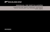 MANUAL DE INSTALACIÓN - Daikin...Manual de instalación 4 EKHTS200+260AC Depósito de agua caliente sanitaria para sistemas con bomba de calor aire-agua 4PW64052-1B – 07.2011 Directrices