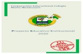 Corporación Educacional Colegio María Montessorimontessoriarica.cl/wp-content/uploads/2020/04/PEI-2020...2.- INFORMACIÓN INSTITUCIONAL 2.1. ANTECEDENTES GENERALES a) Institucionales: