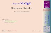 Proyecto MaTEXsf3c8620aaefc412c.jimcontent.com/.../name/SistemasS2.pdf2. Sistemas de ecuaciones lineales Deﬁnicion 2.1 Un sistema de m ecuaciones lineales con n inco´ognitas se