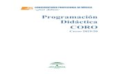 Programación Didáctica COROconservatoriodebaza.com/wp-content/uploads/2020/02/PD... · 2021. 3. 25. · 10.1. programaciÓn de 1º curso de 2º ciclo de ee.bb. 16 10.1.1. objetivos