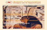 Boletín Informativo de Amigos de la Egiptología - BIAE L ... · de la tumba de Yuya y Tuya", una pieza magnífica que nos enseña a mirar Susana Alegre. En Grandes Egiptólogos